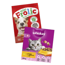 Whiskas of Frolix brokjes